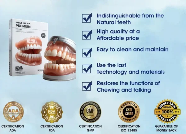 HZA™ --Made in Germany Advanced Customized Full Denture Set