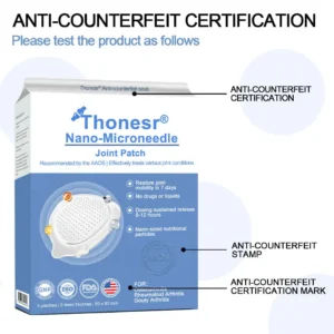 Thonesr® Nano-microneedle joint patch