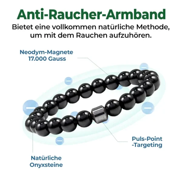 Czticle® AntiSmoke Magnetisches Armband🌿Unterbricht Nikotinsucht schnell – in nur 21 Tagen!