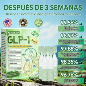 𝐁𝐮𝐢𝐥𝐝𝐋𝐞𝐚𝐟® 𝑮𝑳𝑷-1 𝐅𝐢𝐭 & 𝐕𝐢𝐭𝐚𝐥 8 en 1 𝐒𝐨𝐥𝐮𝐜𝐢ó𝐧 𝐎𝐫𝐚𝐥🥇 (Solo una vez al día, cambios visibles en 7 días) Para obesidad, salud cardiovascular, diabetes, apnea del sueño, salud intestinal, problemas articulares y más（副本）
