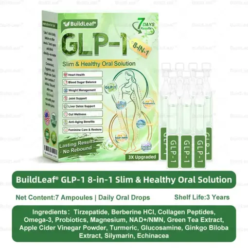 BuildLeaf® GLP–1 EIGHT IN–ONE Health Solution Oral Liquid