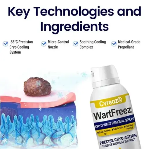 Cvreoz® WartFreez Cryo Wart Removal Spray