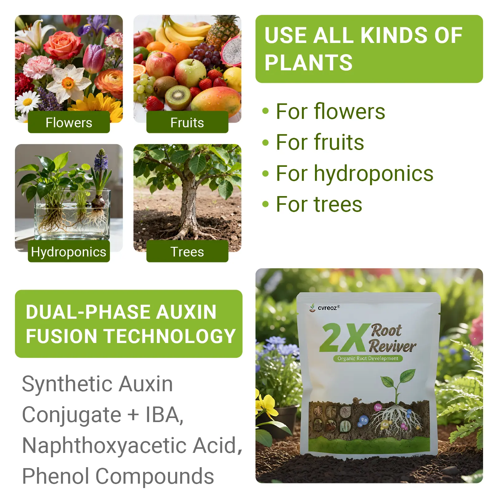 Cvreoz®2X Root Reviver