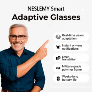 LIMITED TIME OFFER - 50% OFF NESLEMY™ Smart Glasses with Adaptive Light Control