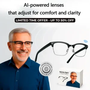 LIMITED TIME OFFER - 50% OFF NESLEMY™ Smart Glasses with Adaptive Light Control