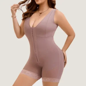 ⏰Limited-Time Offer✨ NESLEMY Women Tummy Control Full Shapewear Butt Lifter with Zipper Crotch