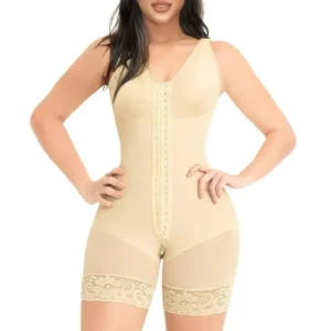 ⏰Limited-Time Offer✨ NESLEMY Women Tummy Control Full Shapewear Butt Lifter with Zipper Crotch