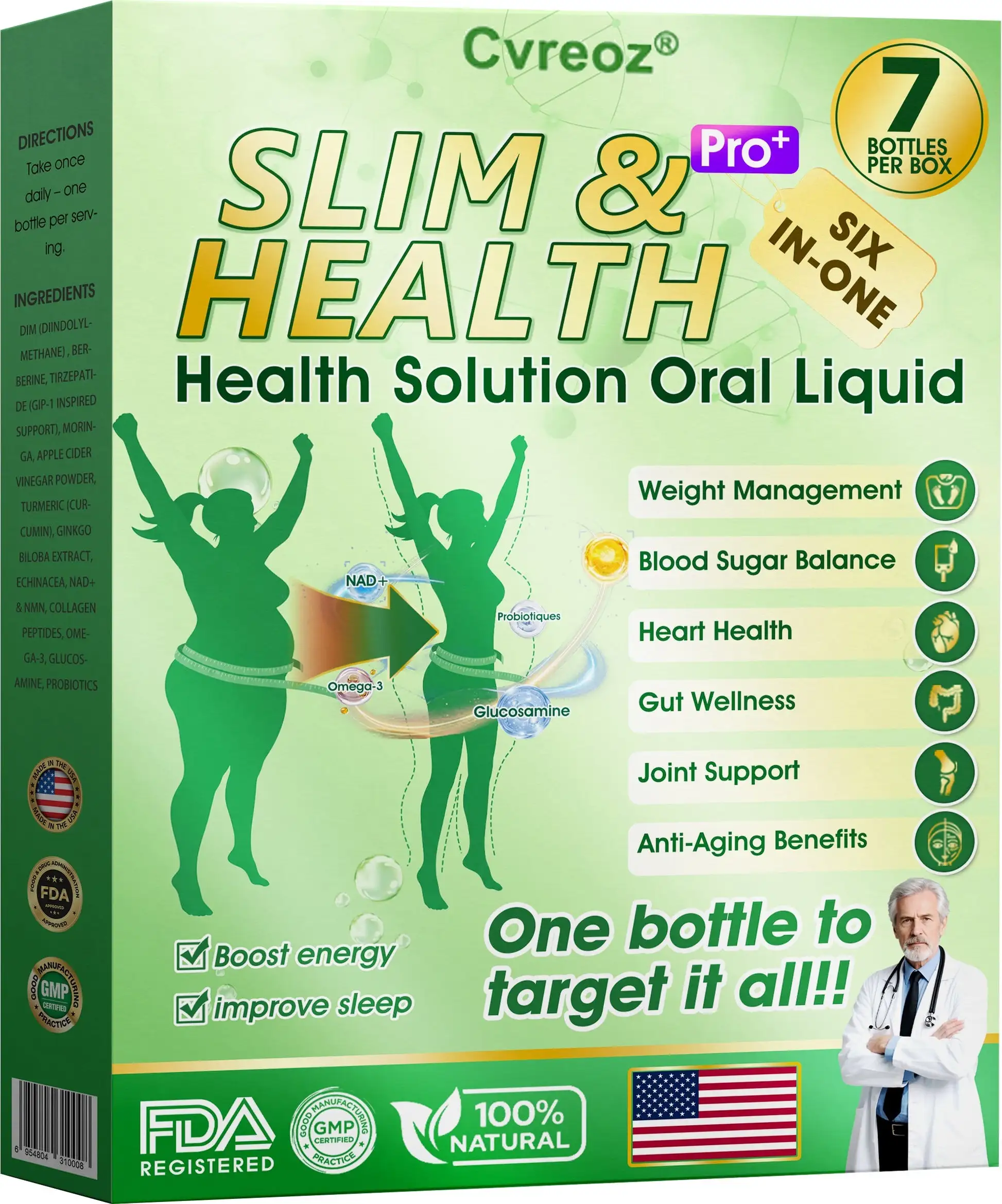 🎄 Christmas Final Sale: Buy 5 Get 5 Free | Cvreoz® 6-in-1 Metabolism & Vitality Drops | Results in 7 Days ⚡