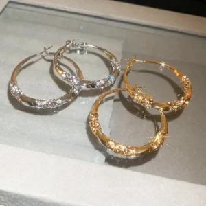 💧💧CZTICLE® Zirkonia-Kreolen (🔥Jahresendverkauf – 60 % Rabatt)