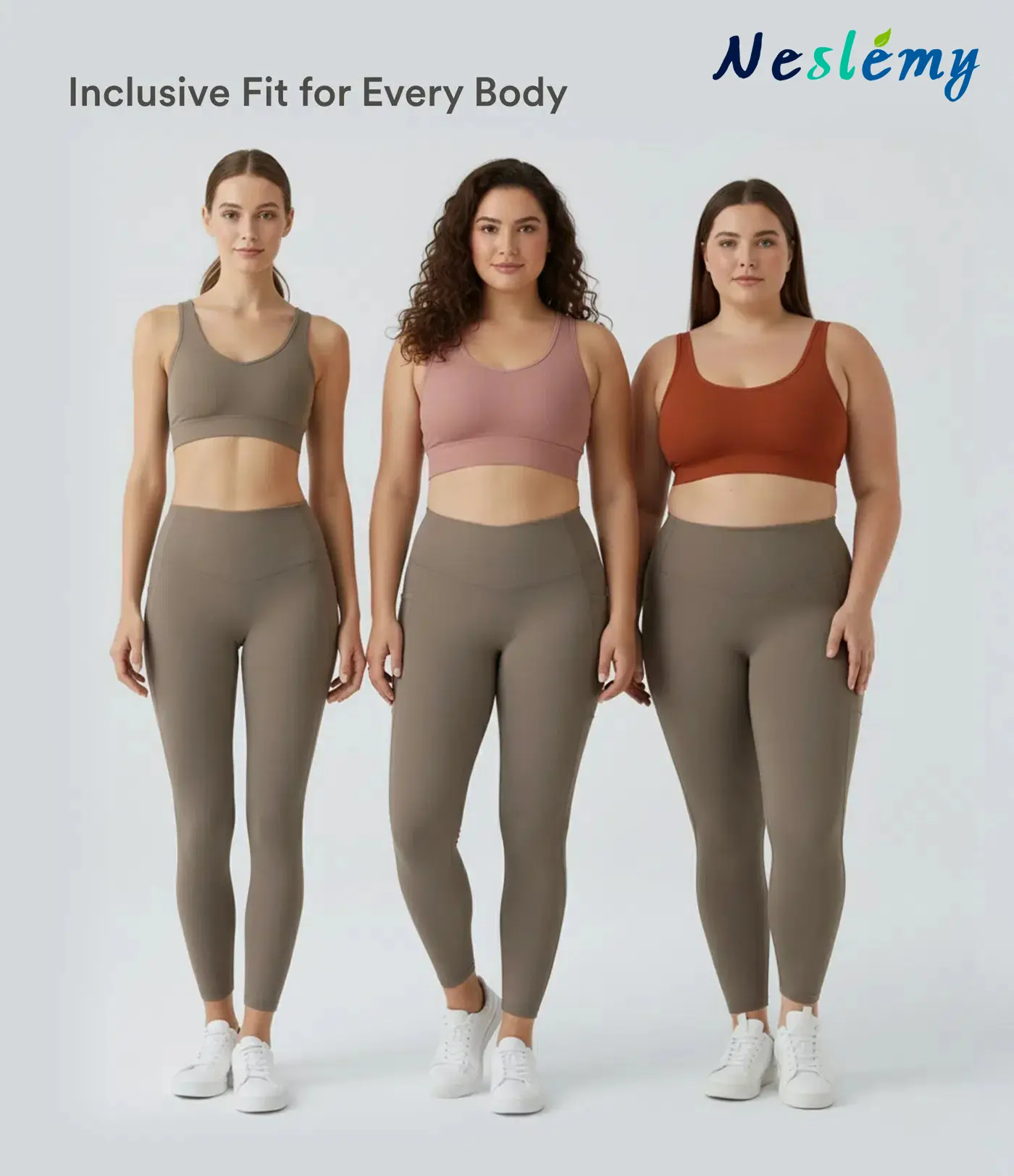 Neslemy® High Waisted Waist Shaping Pocket Shaping Training Leggings