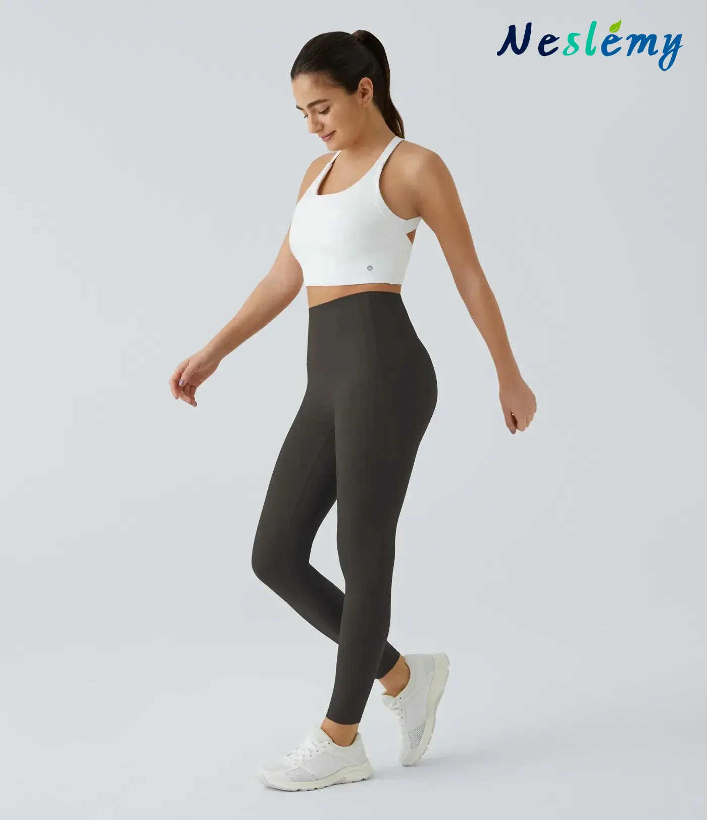 Neslemy® High Waisted Waist Shaping Pocket Shaping Training Leggings