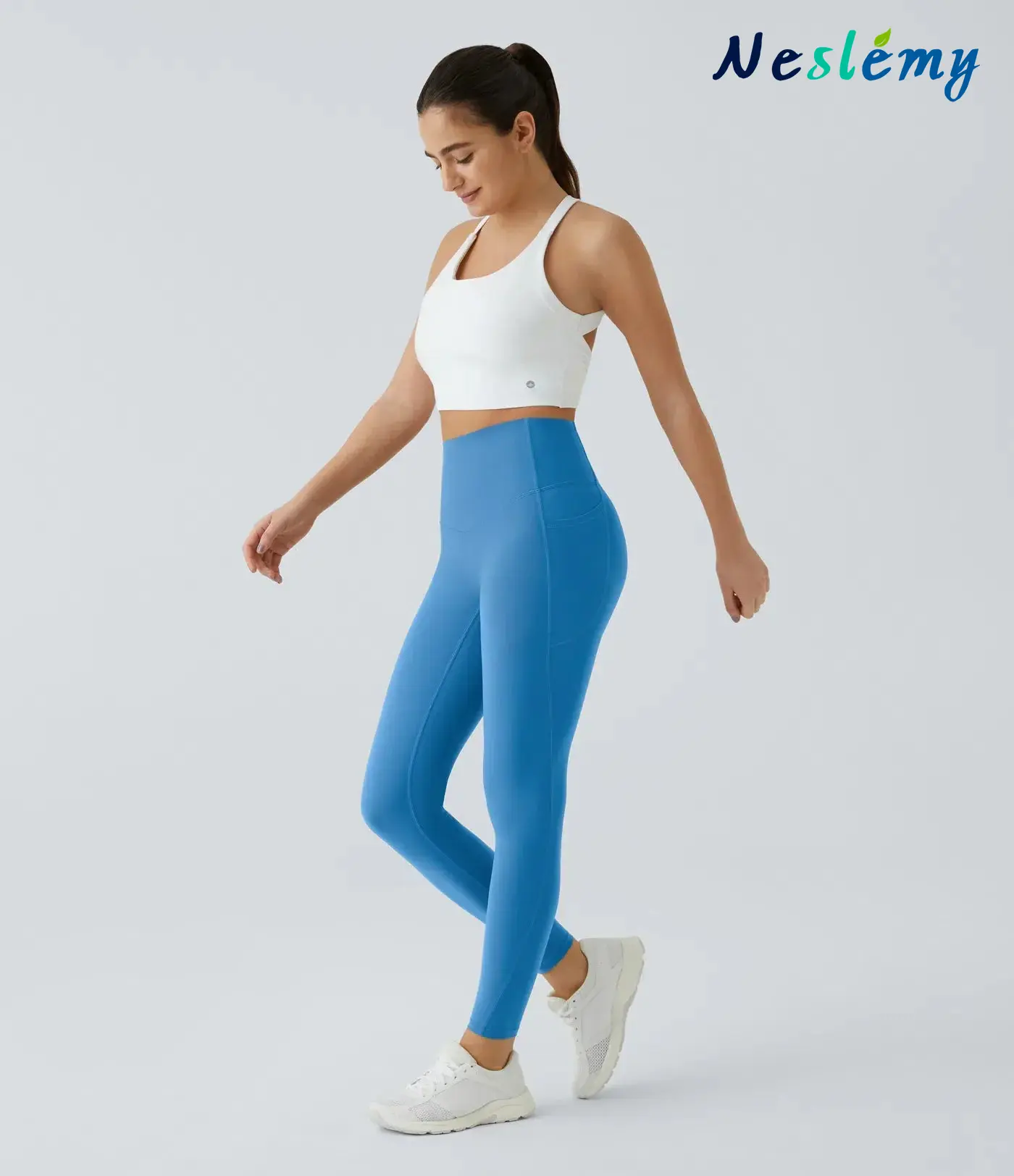 Neslemy® High Waisted Waist Shaping Pocket Shaping Training Leggings